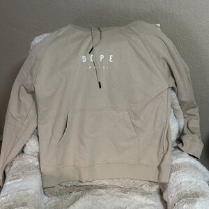 DOPE Cream Hoodie